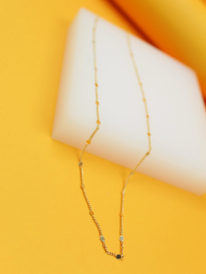 Beaded Cable Chain Necklace (H139) LuxuryLifeWay Online Store