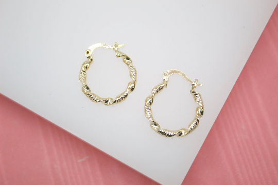 Twisted Leverback Hoop Earrings LuxuryLifeWay Online Store