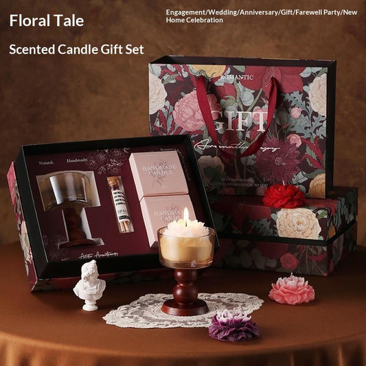 Blossom Tales Creative Valentines Day Aromatherapy Candle Gift Set LuxuryLifeWay Online Store