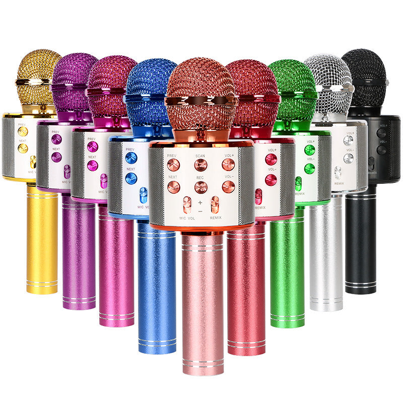 Wireless Bluetooth Colorful Light Microphone