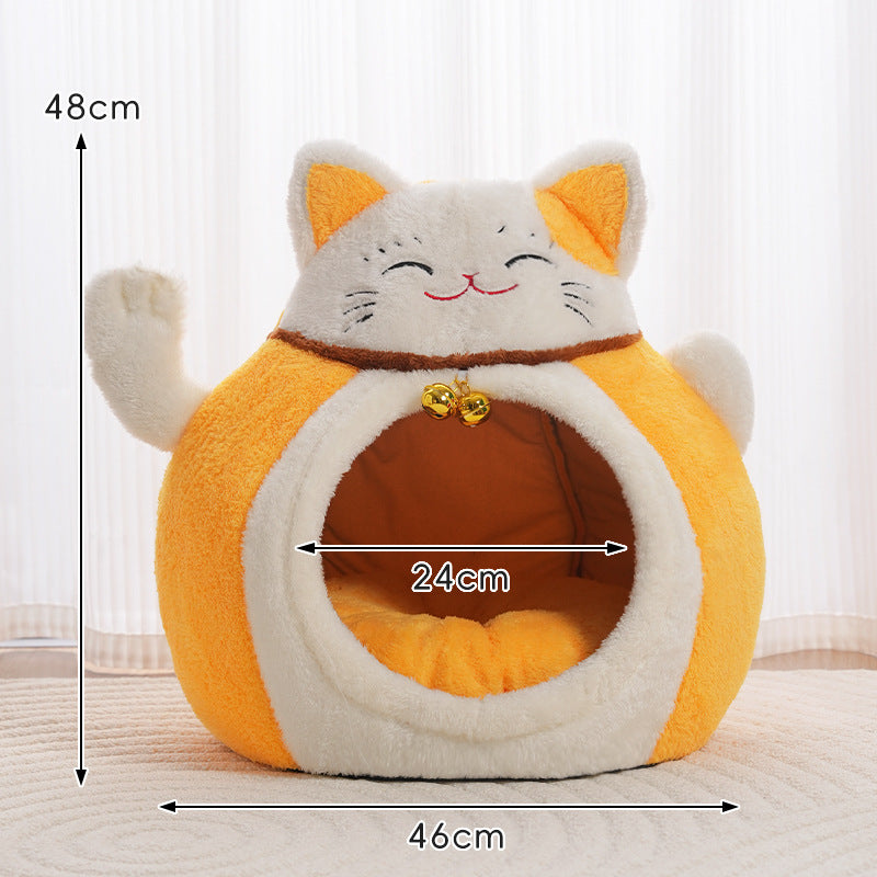 New Fortune Cat Bed Lucky Pet Nest Pets Fashion