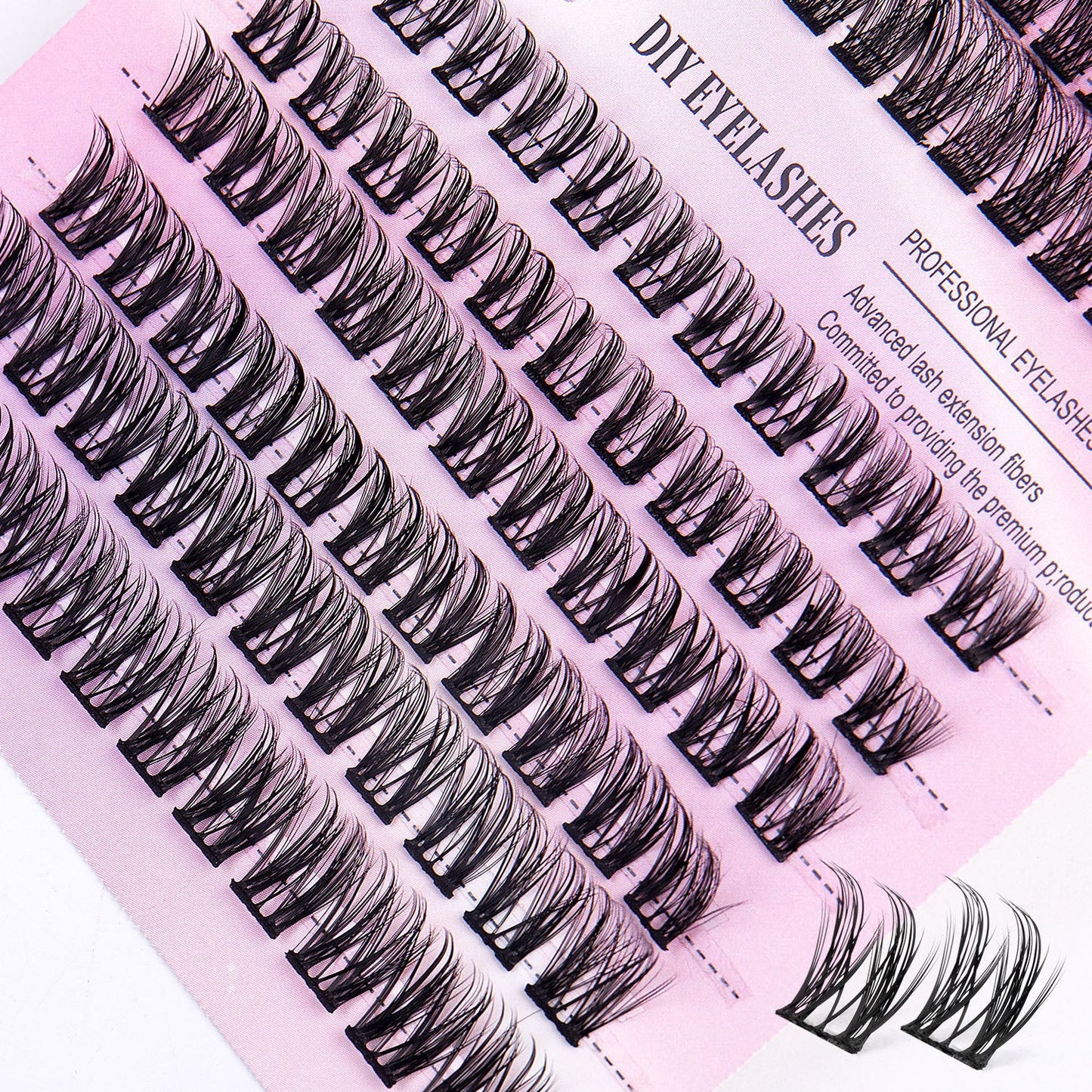 12 Rows Of 150 Segmented Lashes In Clusters LadyShow.Store