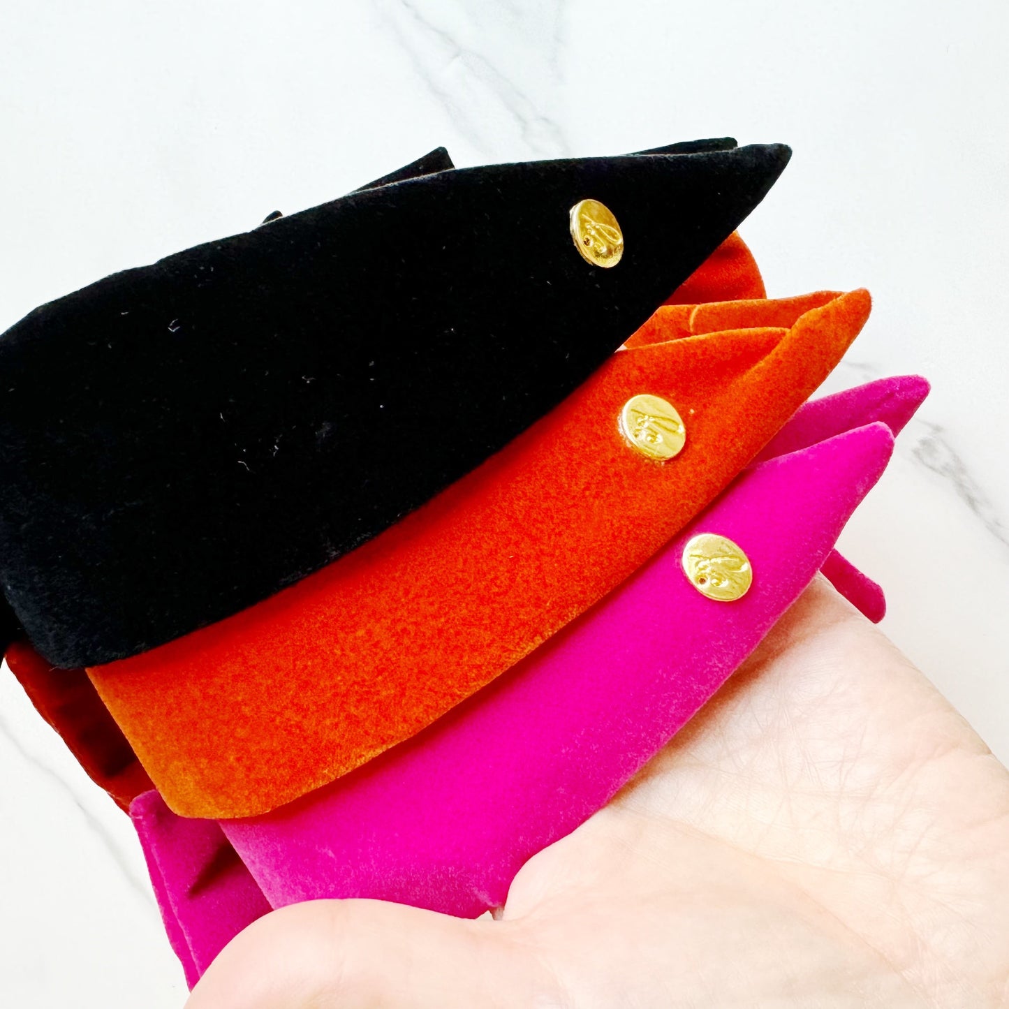 Structured Velvet Bow Headband LadyShow.Store