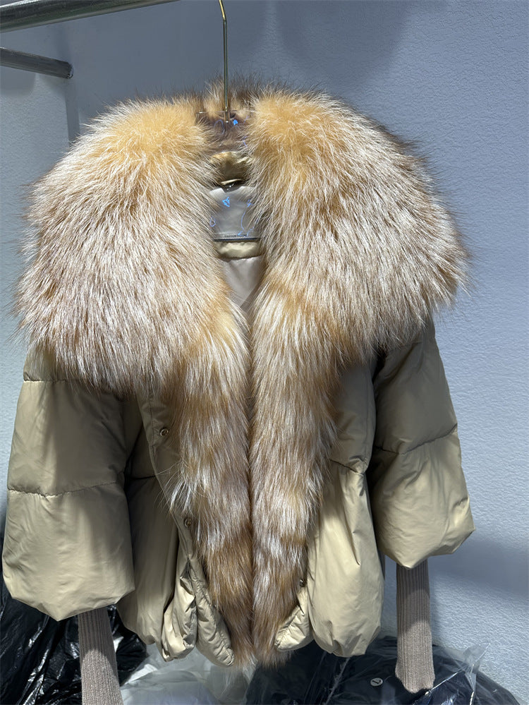 White Duck Down Jacket Niche Design Women's Clothing Best YouTube Store