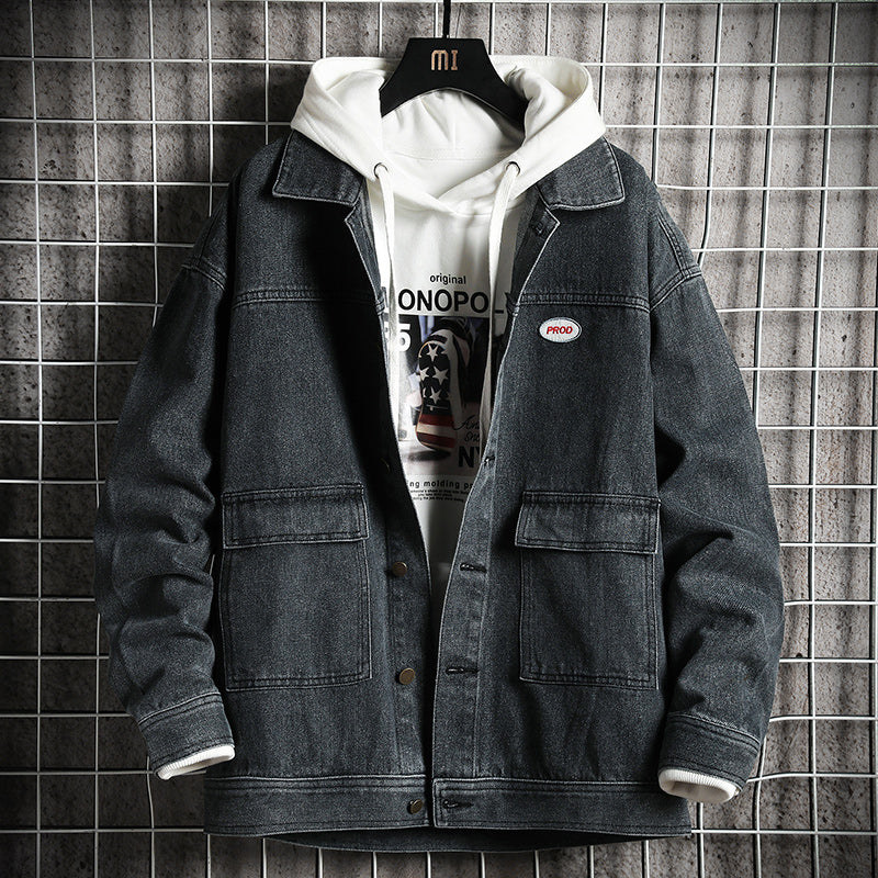 Men's Casual Denim Jacket Pi-Mart