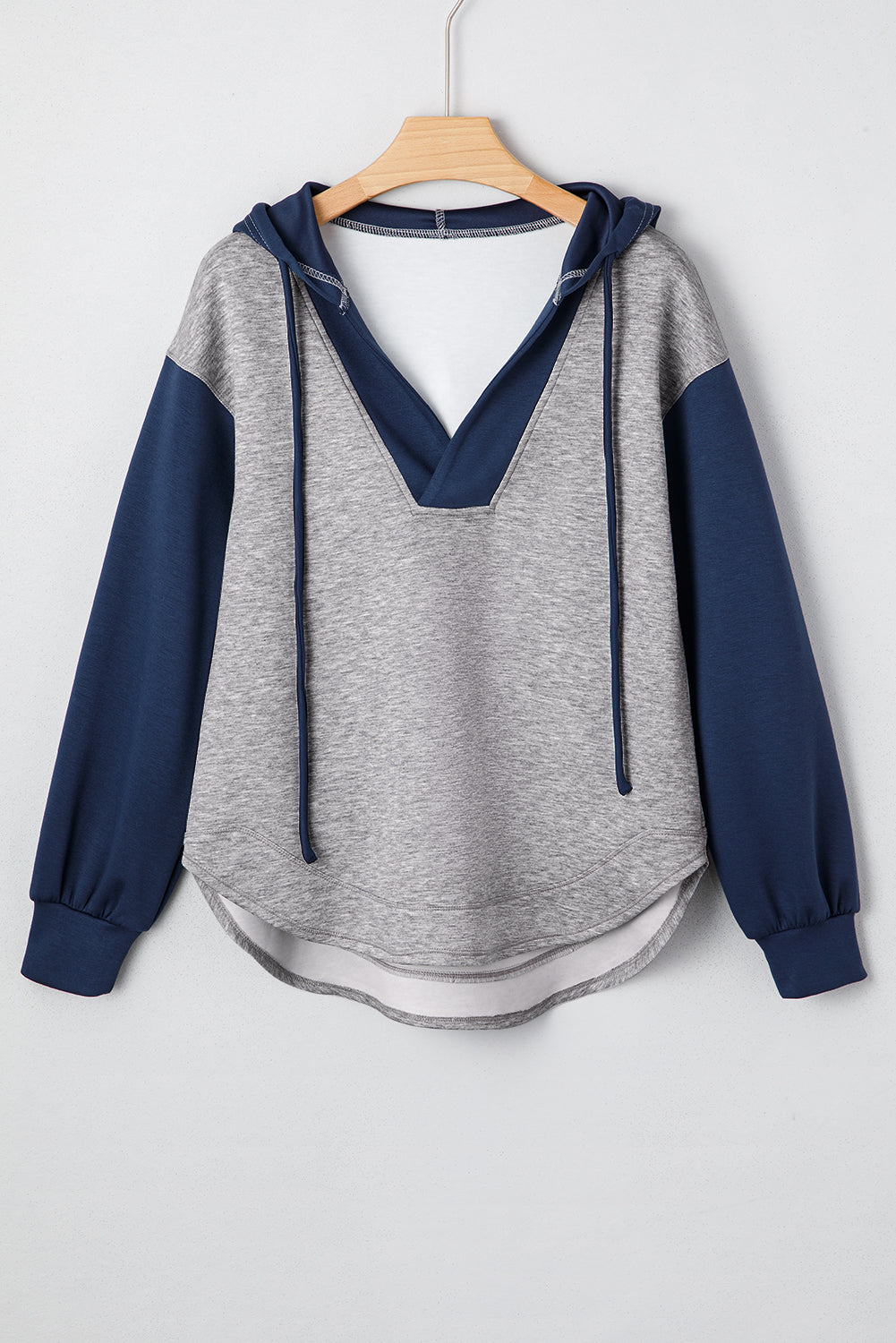 Zariyah Block Patchwork Drawstring Hoodie LuxuryLifeWay Online Store