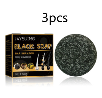 Black Thick Hair Care Cleansing Scalp Supple Hair Hair Fixation Shampoo Soap