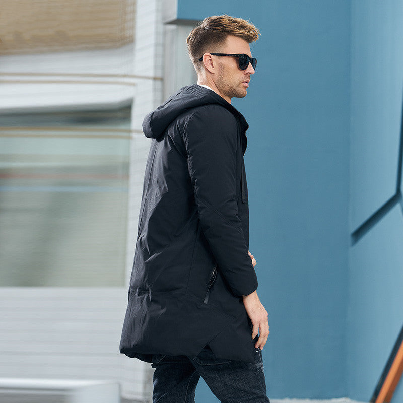 Men's Fashion Long Cotton Jacket - Winter New Arrival Pi-Mart