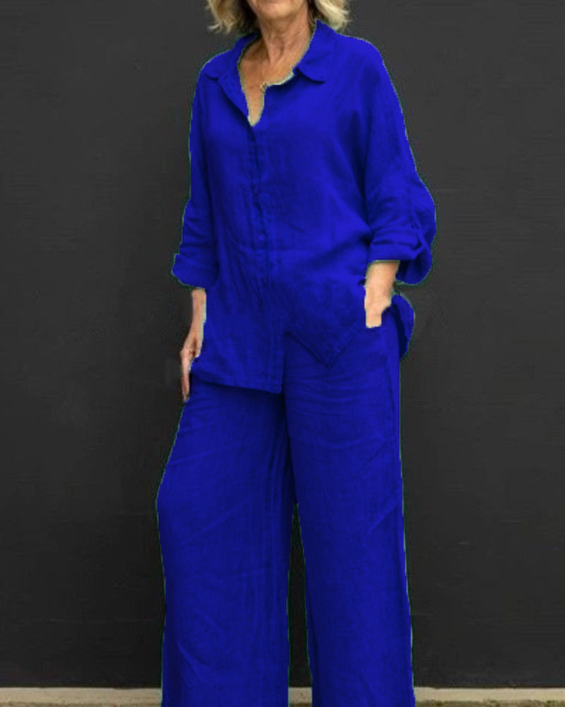 Women's Casual Urban Shirt Set NorixaFashion.com