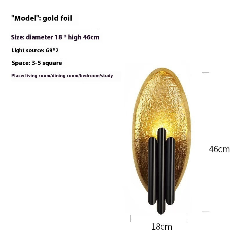 Black Shell Wall Creative Bedside Lamp PearlNestDecor.com