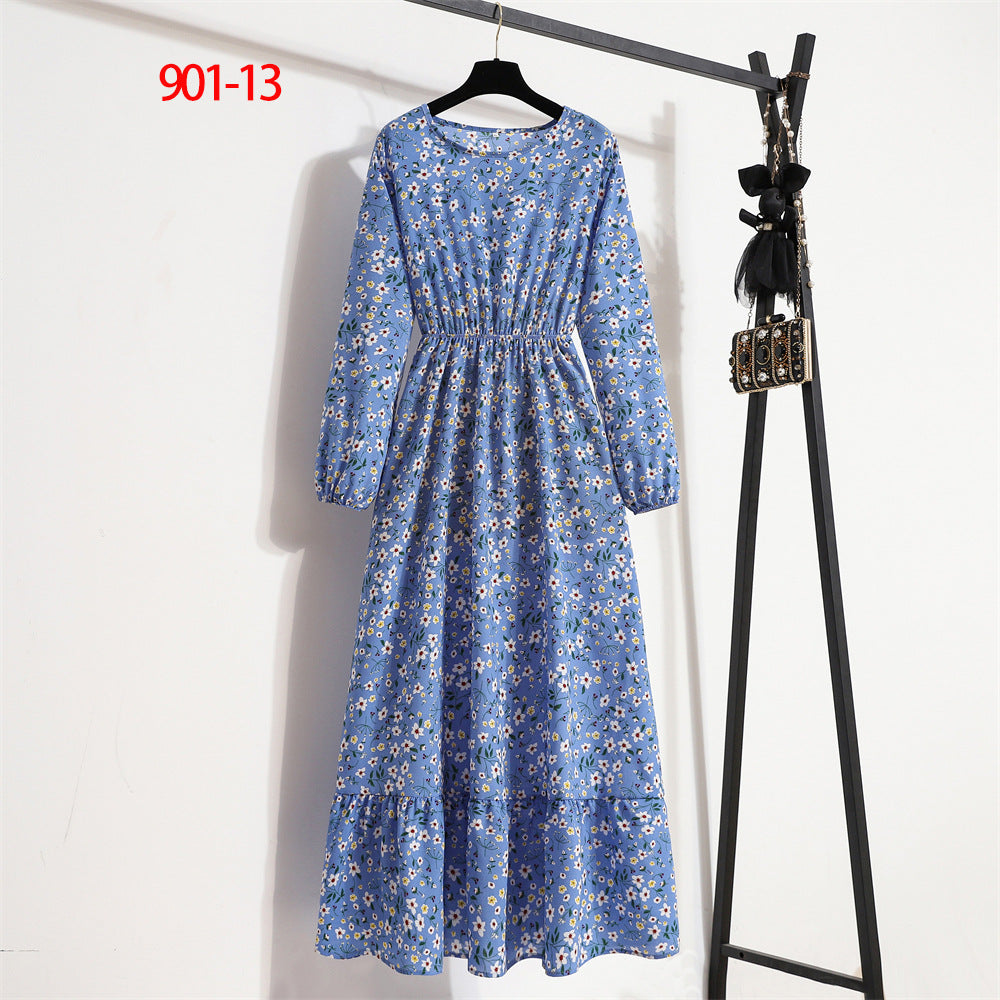 Women's Figure-flattering Floral A-line Skirt LadyShow.Store