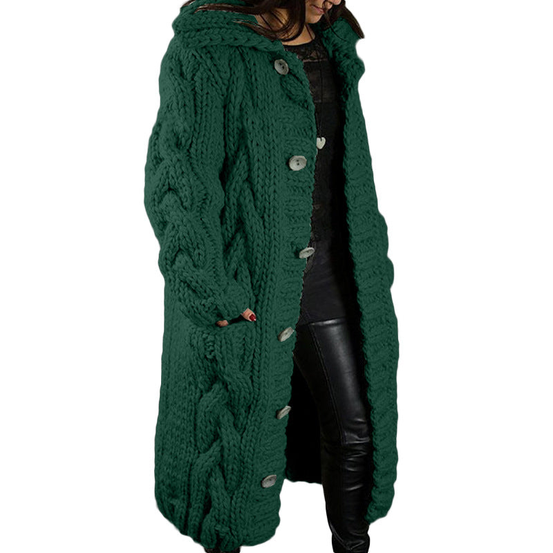 Women's Cardigan Plus Size Sweater Coat LadyShow.Store