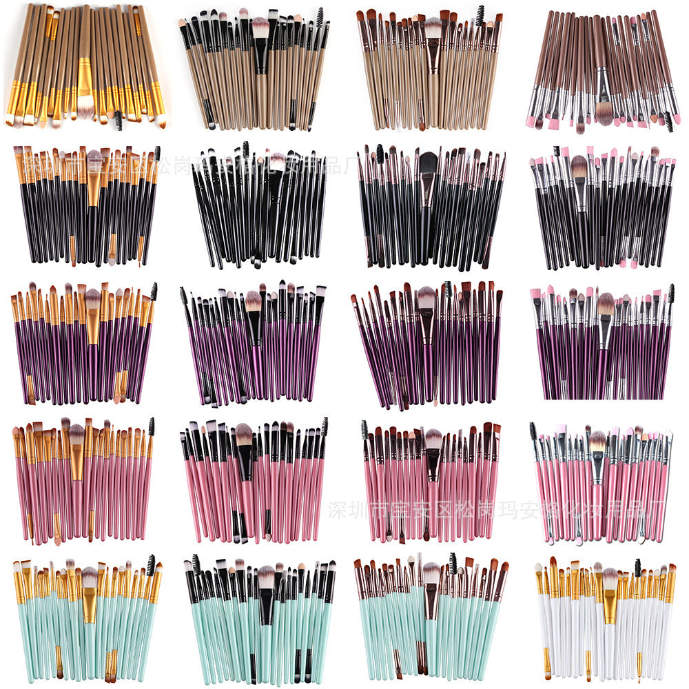 Makeup Brush Set - 20 Professional Beauty Tools LadyShow.Store
