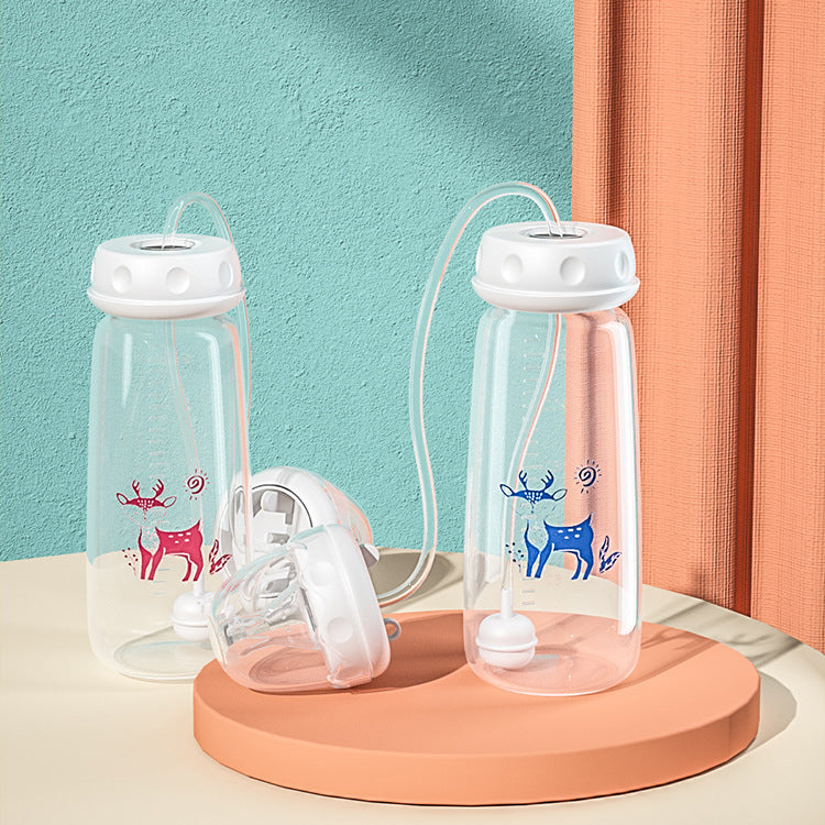 Baby Hand-free Standard Diameter 240ml Feeding Bottle LadyShow.Store