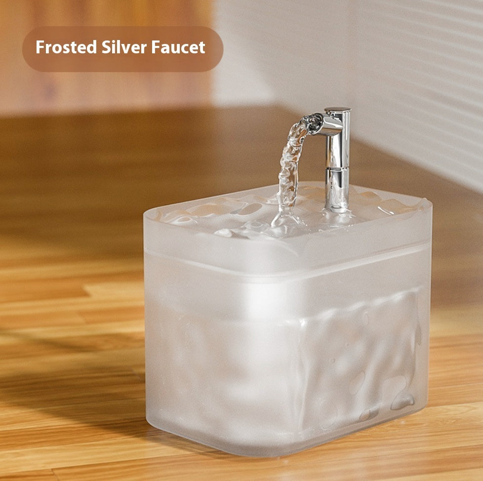 Cat Water Fountain Automatic Circulation Flow Water Fountain Kitten Drinking Water Apparatus Pets Fashion