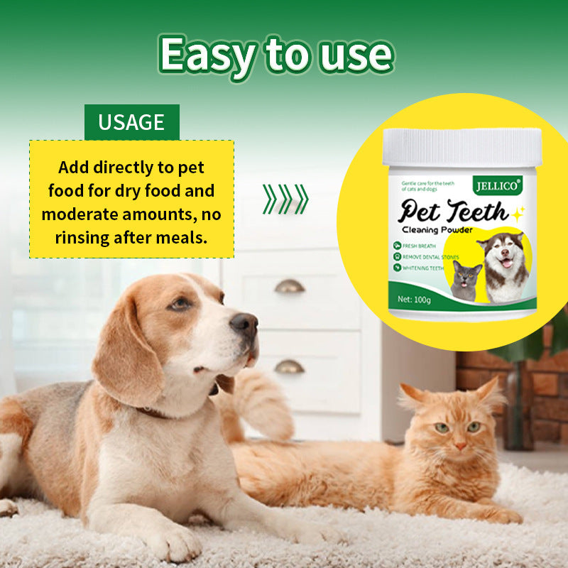 Teeth Cleaning Powder Oral Cleaning Smelly Dog Edible Teeth Cleaning Stone Tooth Cleaning Powder Pets Fashion