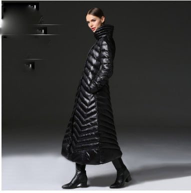 2019 New Lightweight Long Down Jacket for Women Pi-Mart