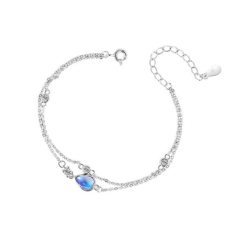 S925 Sterling Silver Lubert's Tear Bracelet LadyShow.Store