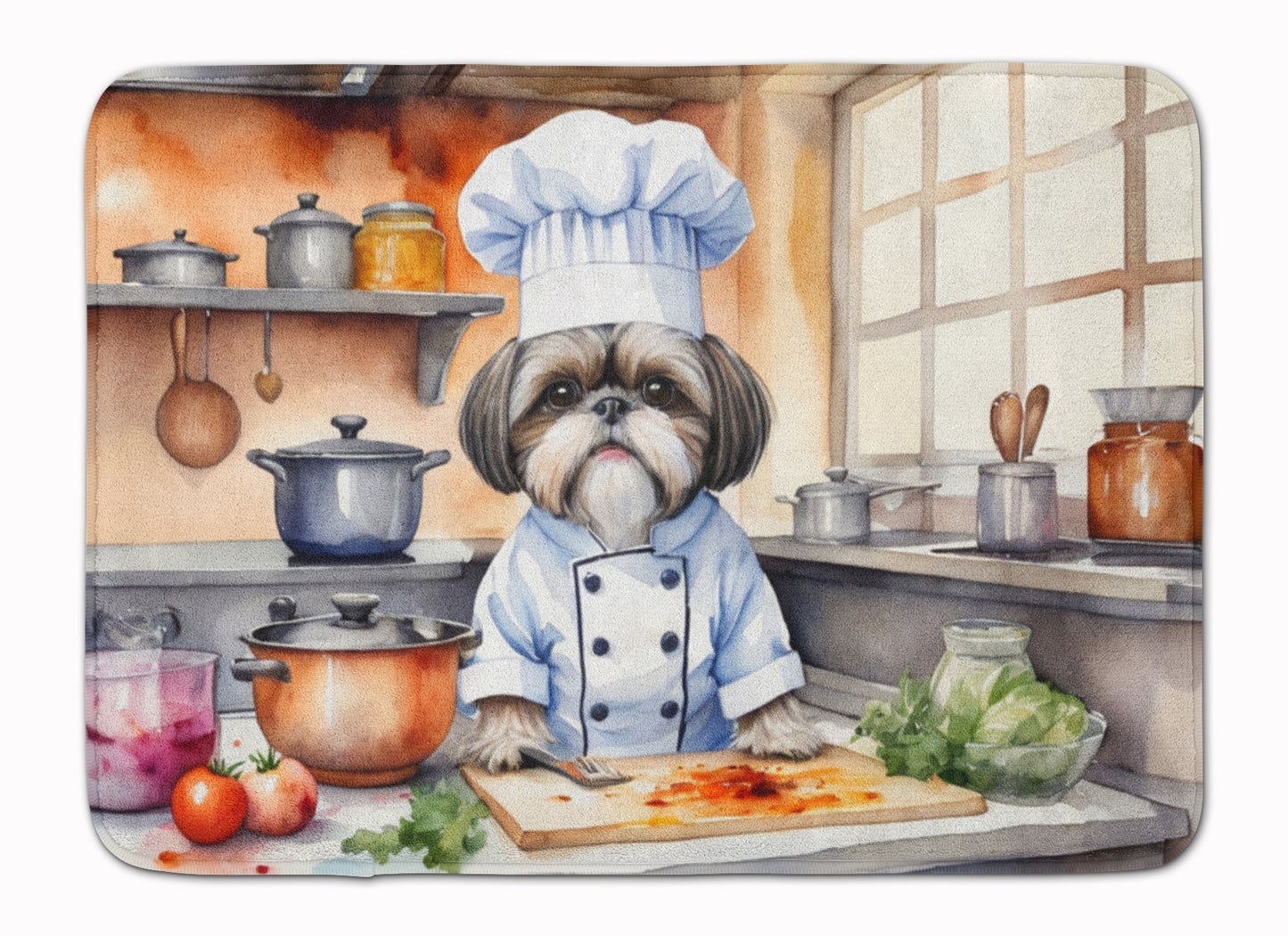 Shih Tzu The Chef Memory Foam Kitchen Mat LuxuryLifeWay Online Store