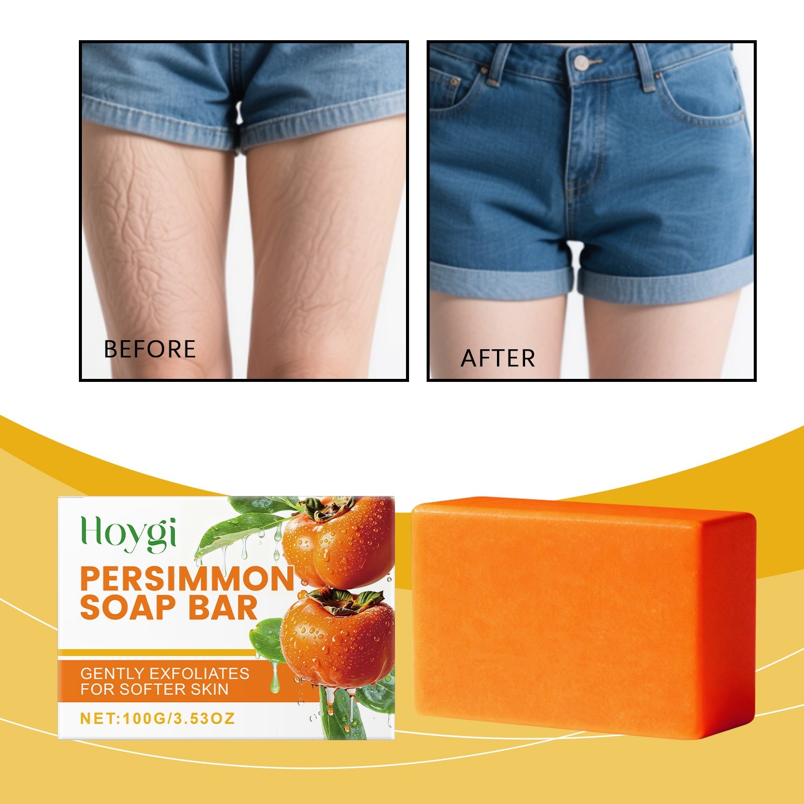 Persimmon Moisturizing Bath Soap Tri Light Beauty