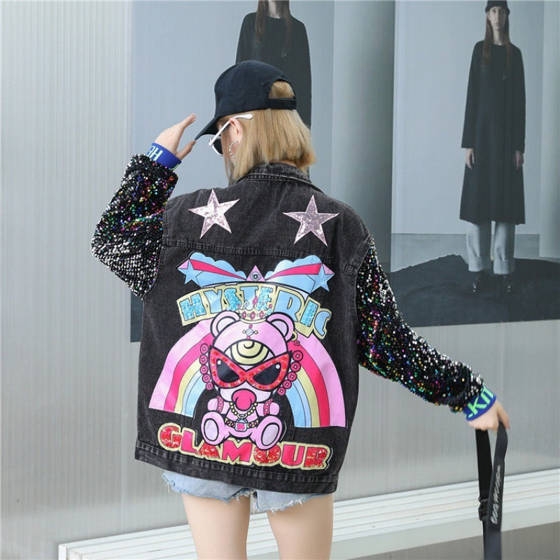 Vintage Fashion Denim Coat NorixaFashion.com