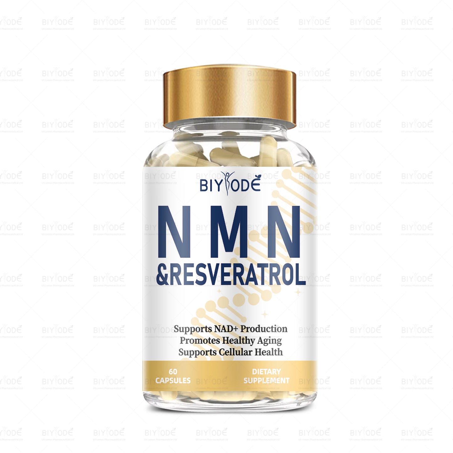 OEM Custom Food Supplements Health Vitamins Nad Supplement Wholesale Immune Support Promotes DNA Repair NMN Capsules