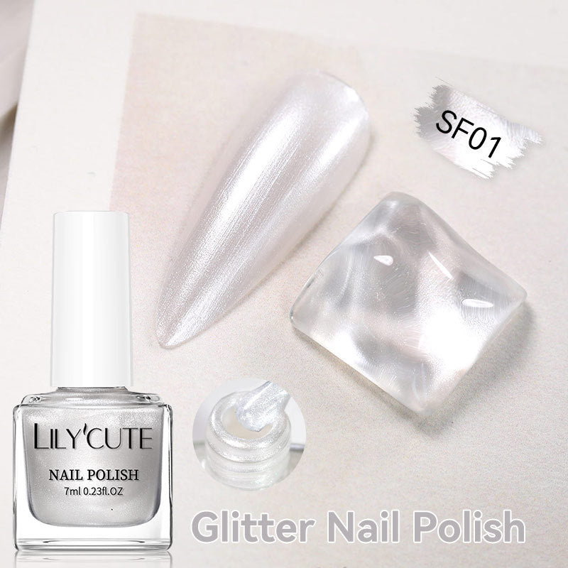 Quick-dry Metallic Mirror Nail Polish, No Baking Required LadyShow.Store