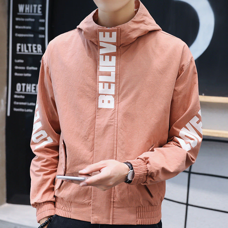 Men's Hooded Casual Work Jacket Pi-Mart
