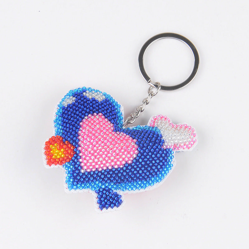 Cute Handmade DIY Full Beaded Keychain Pendant LadyShow.Store