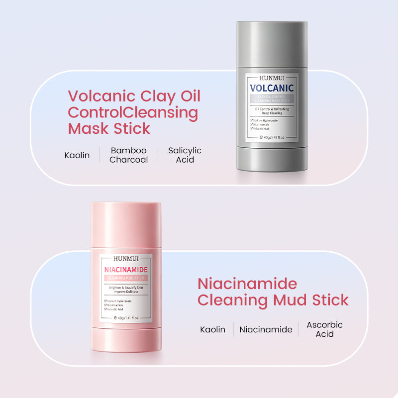 HUNMUI Volcanic Mud Cleansing Mud Mask Stick 40g Tri Light Beauty
