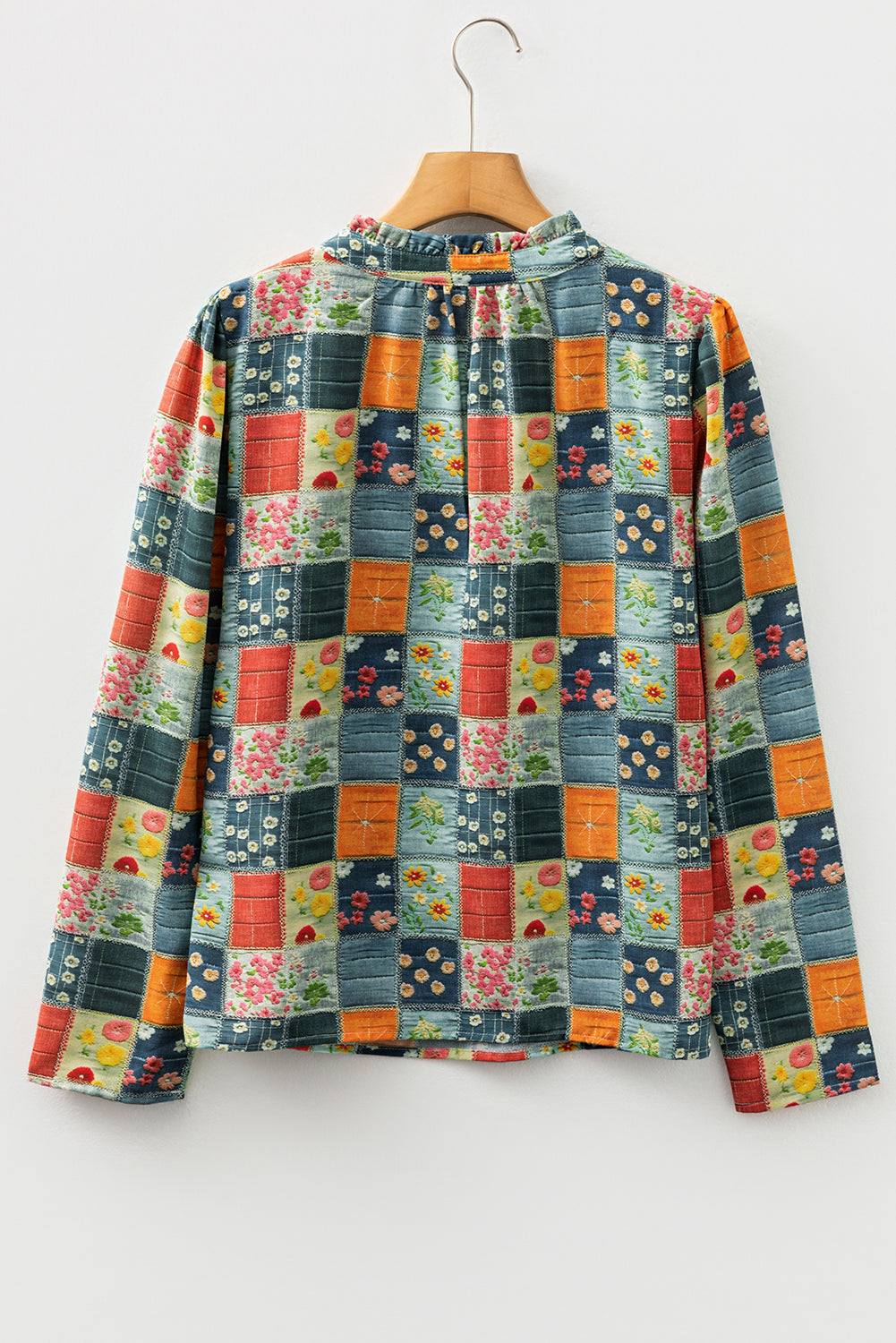 Sarajana Half Placket Collared Blouse LuxuryLifeWay Online Store