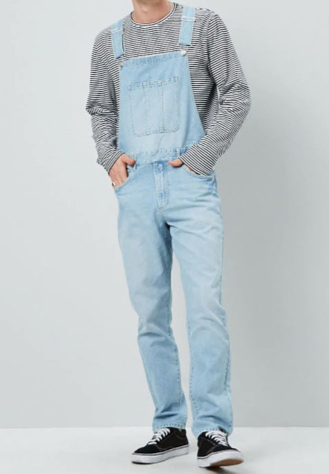 Men's Denim Overalls Pi-Mart