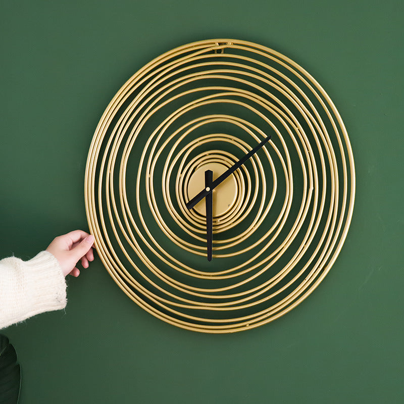 Nordic Annual Ring Wall Clock Creative Home Fashion PearlNestDecor.com