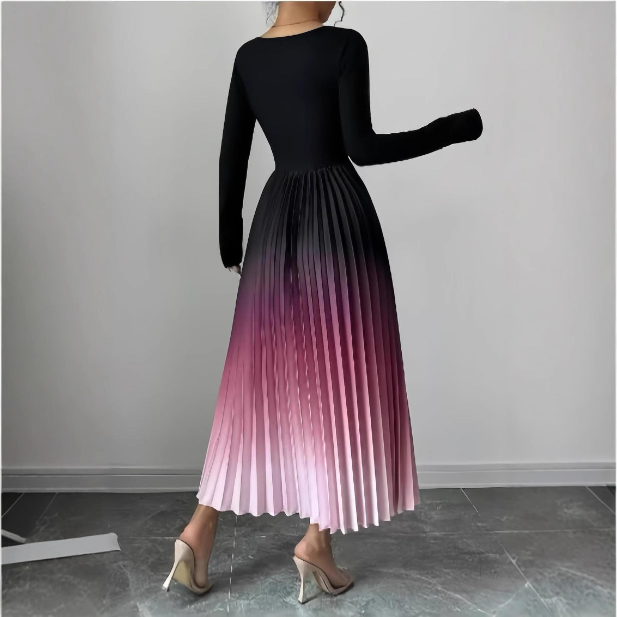 European And American Ombre Dress LadyShow.Store