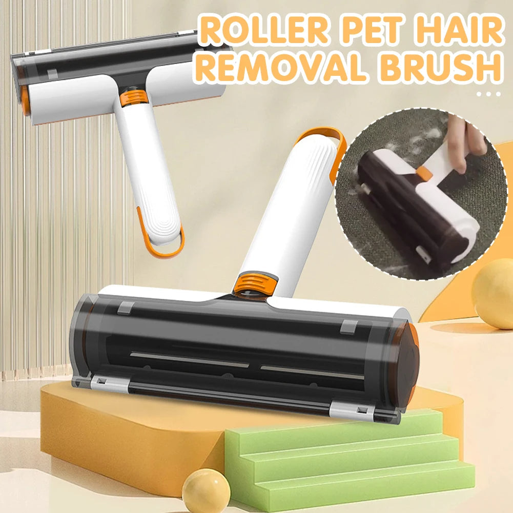 2 In 1 Pet Hair Removal Roller Multifunctional Portable Washable Hair Removal Brush Pet Supplies Pets Fashion