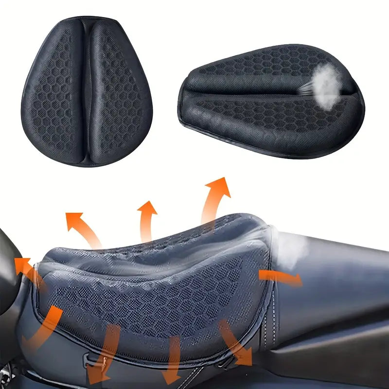 Gel Motorcycle Seat Cushion with Honeycomb Structure Best YouTube Store
