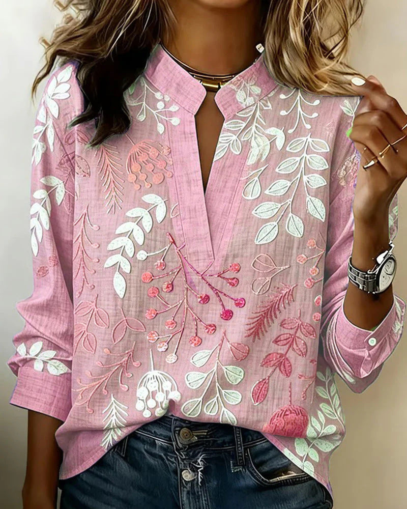 Women's 3D Digital Print Casual Shirt Top NorixaFashion.com