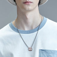 Baseball Necklace 925 Sterling Silver Pendant Necklaces Charm Pendants LadyShow.Store