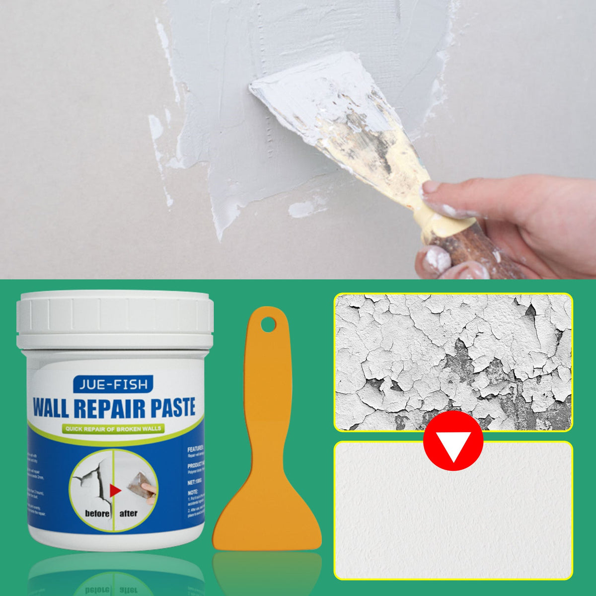 Wall Repair Paste Wall Repair Paste Tri Light Beauty