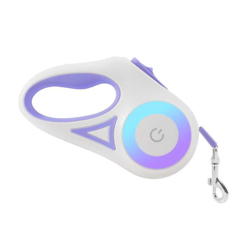Retractable Dog Leash with Collar Pets Fashion