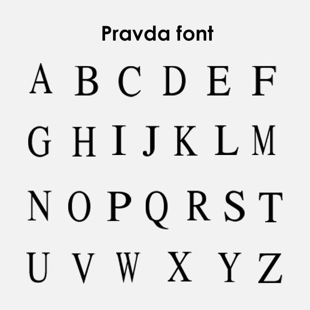 Engrave Artistic Font Alphabet Bracelet Pi-Mart