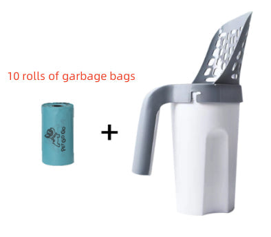 Large Capacity Toilet Bucket Portable Removable And Washable Integrated Cat Litter Scoop Pets Fashion