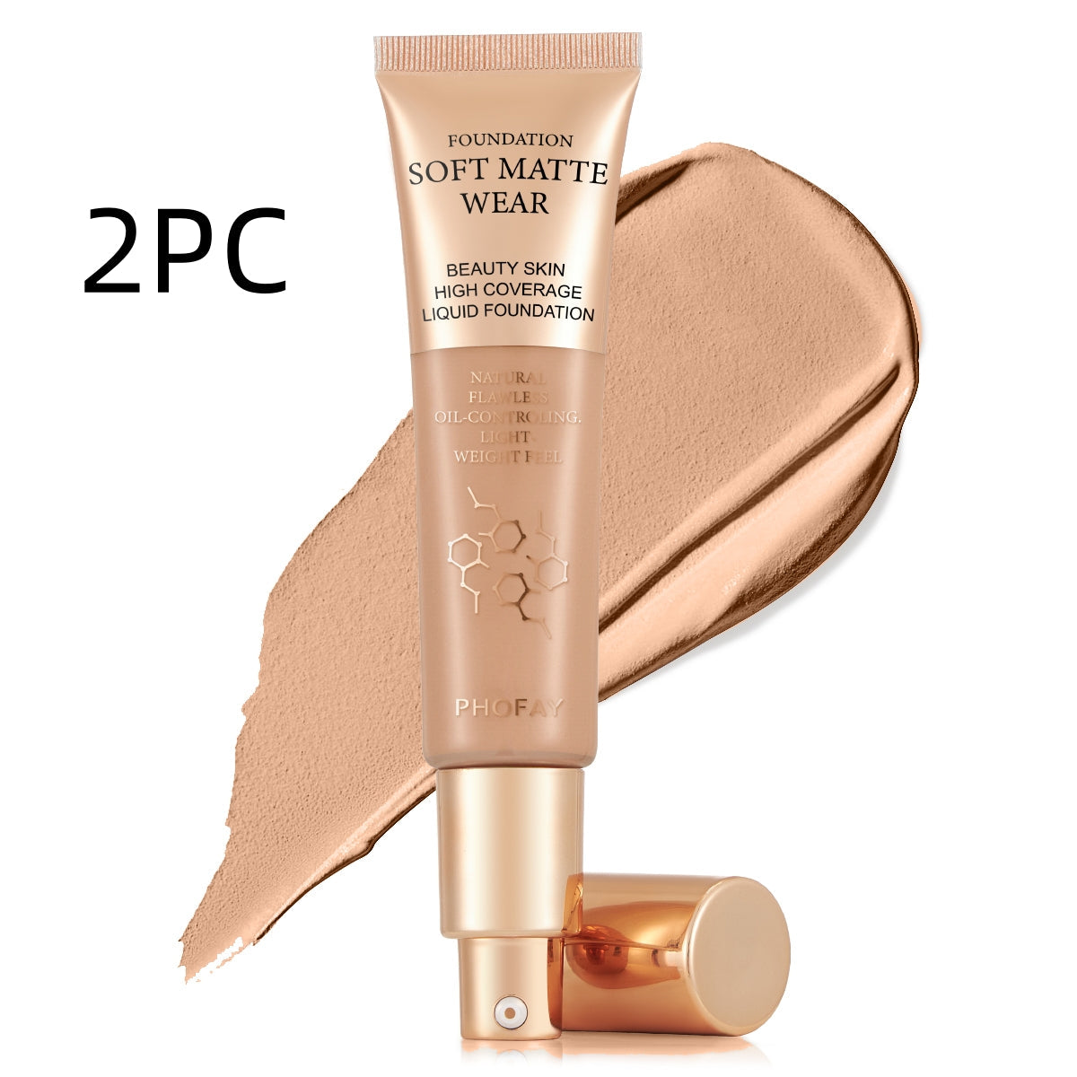 PHOFAY Full Coverage Foundation LadyShow.Store