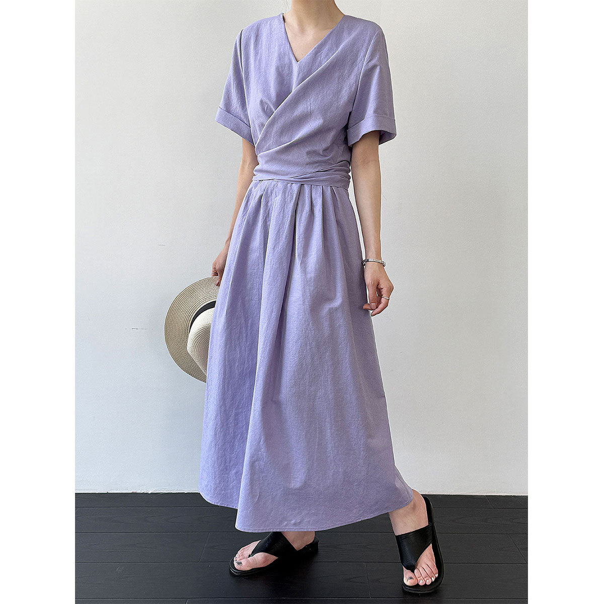 Sophisticated Cross-Tie Dress For Women NorixaFashion.com