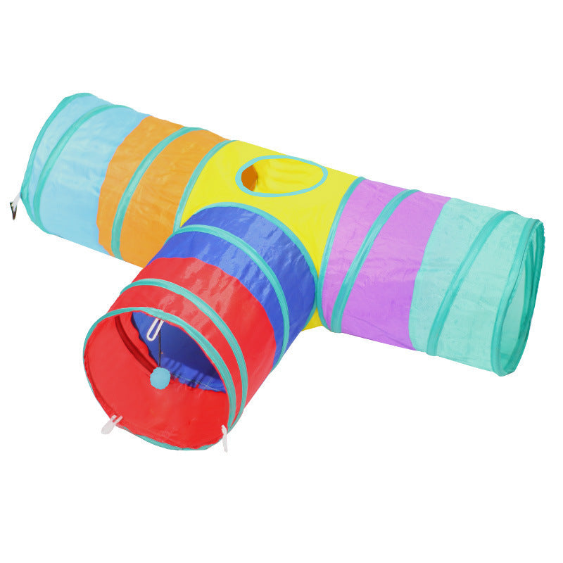 New Cat Tunnel Foldable Pet Climbing Path Cat Toys Pets Fashion