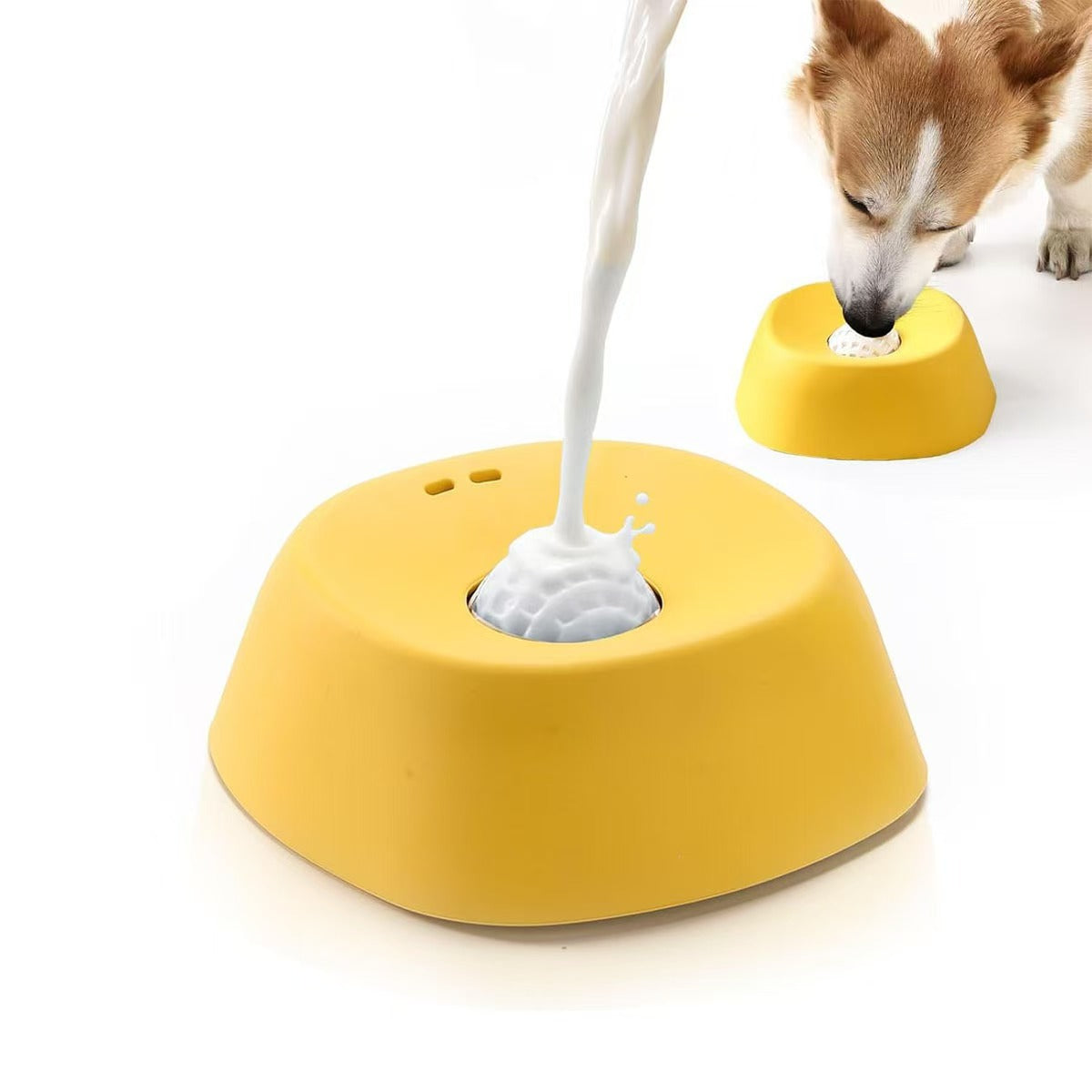 Pet Liquid Non-Slip Bone Broth Dog Licking Bowl Pets Fashion
