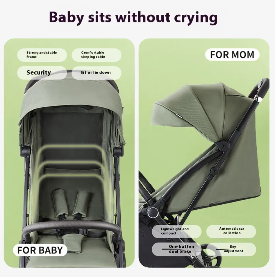 Lightweight Folding Baby Stroller LuxuryLifeWay Online Store
