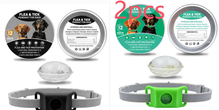 Pet Insect Repellent Button Collar Capsule Suit Pets Fashion