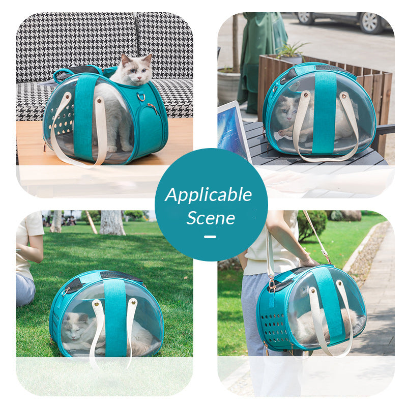 Double Fish Transparent Dog Bag Puppy Cat Cane Backpack Accessory Things Accessoires Bag Products Small Cage Pet Animal Seat Bed Double Fish Transparent Dog Bag Puppy Cat Cane Backpack Access Pets Fashion