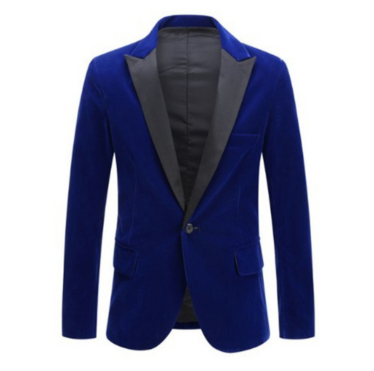 Velvet Burgundy Casual Suit Jacket Best YouTube Store